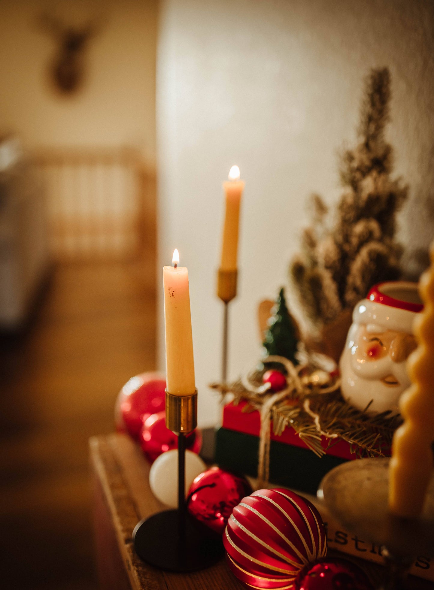 Beeswax Taper Candle