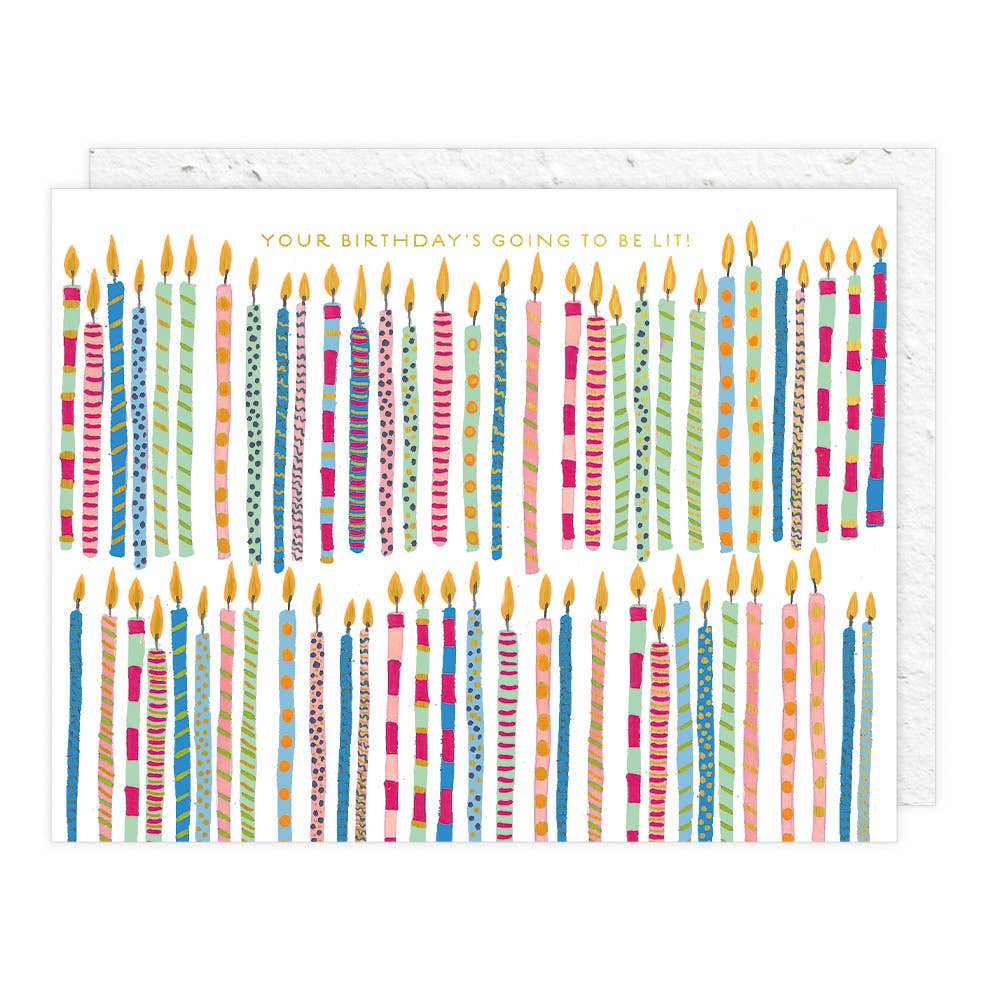Birthday Candles Greeting Card