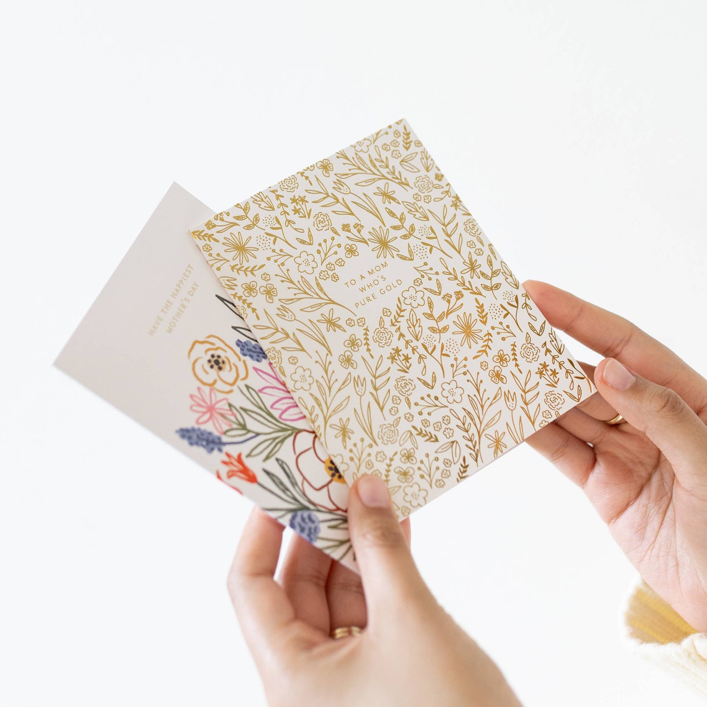 Gold Mom Card