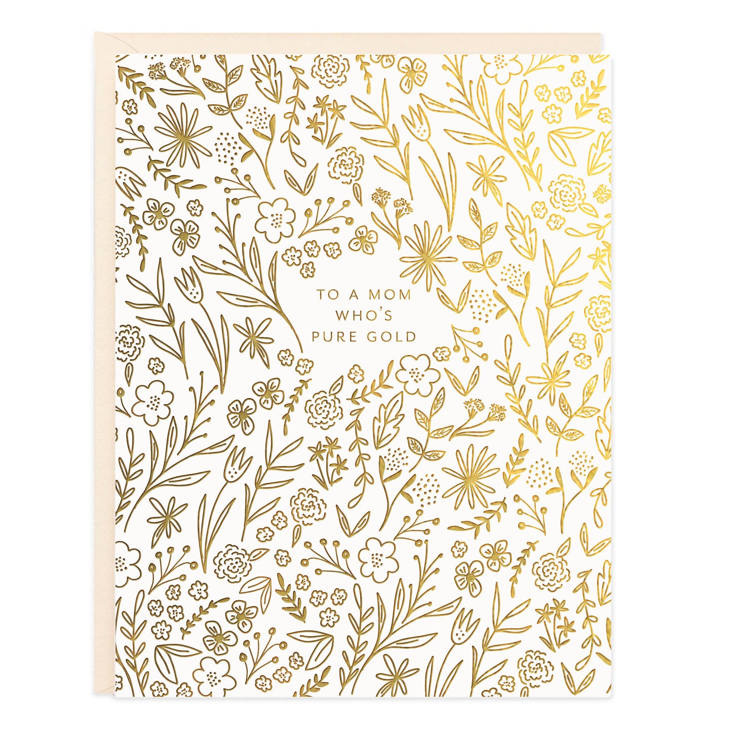 Gold Mom Card