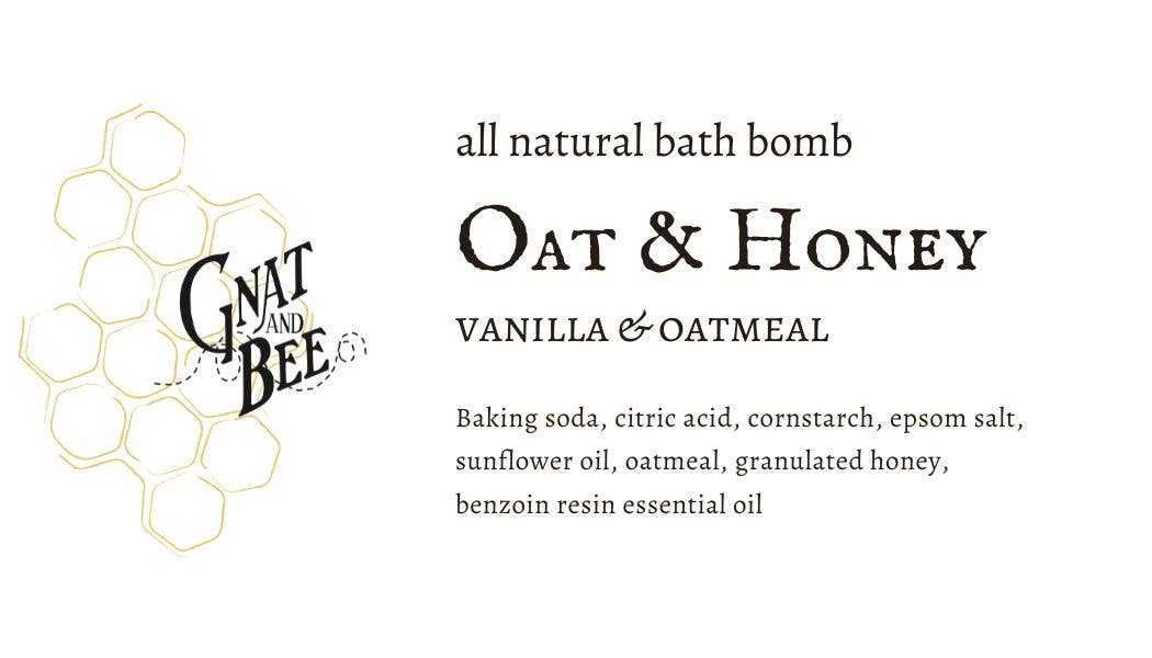 Oat and Honey Bath Bomb