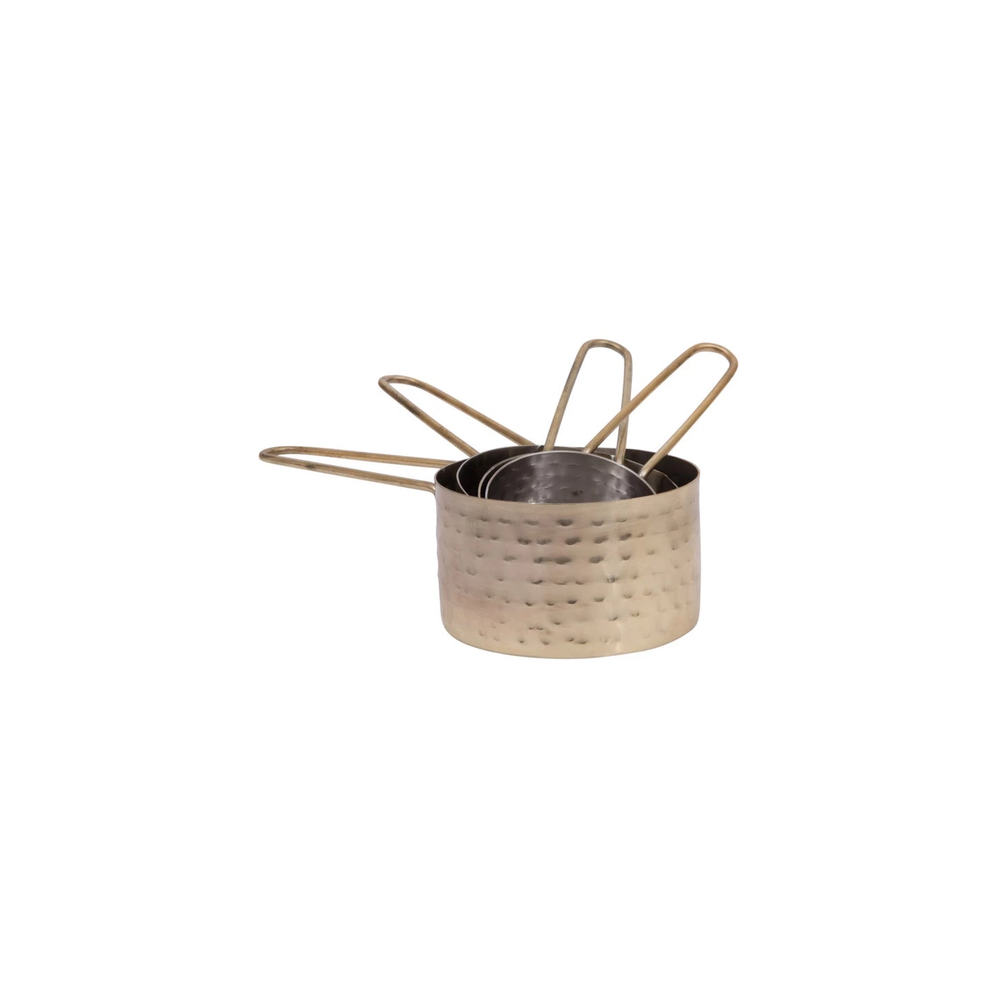 Gold Measuring Cups - S/4
