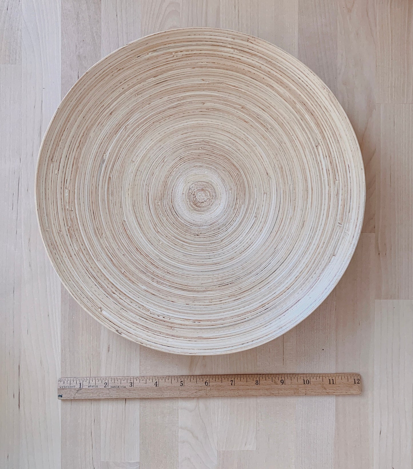 Retro Round Wooden Pedestal Dish | Boho Home Decor | Fruit Bowl | Catch All Bowl | Mid Century Modern Decor | MCM Bowl | Boho Home Accent