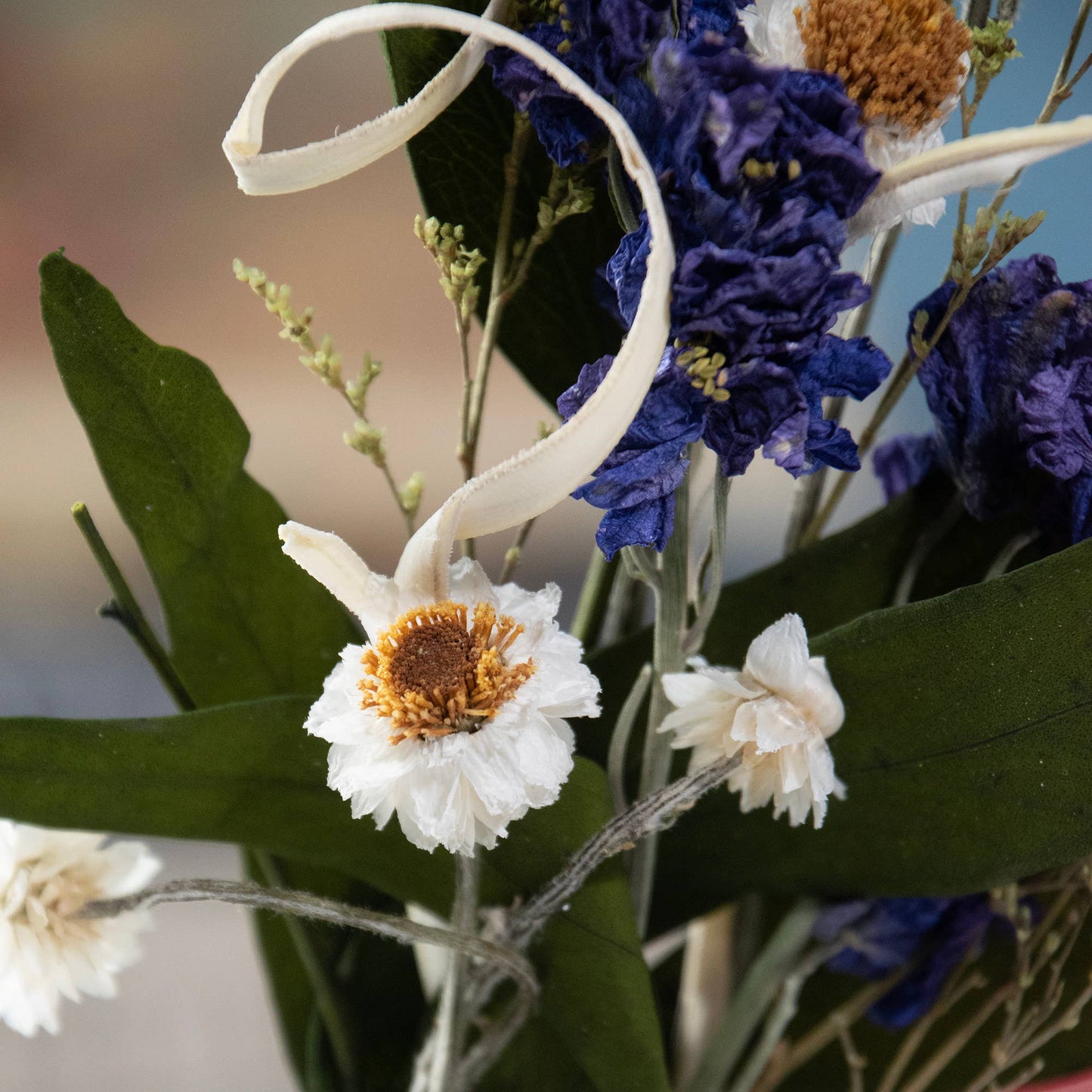 Eucalyptus & Larkspur Mini Bouquet