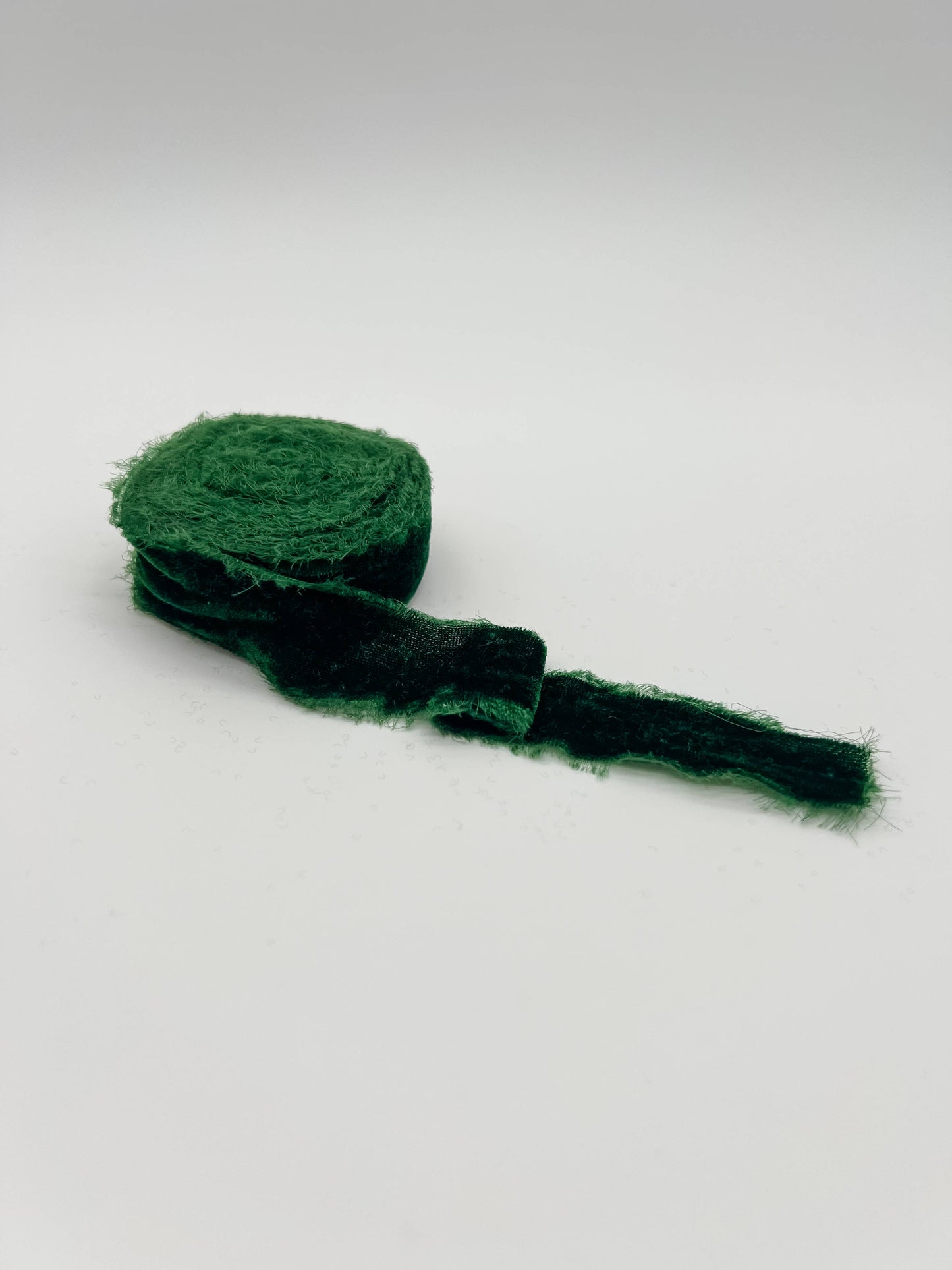 1.25" Raw Edge Velvet Ribbon