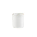 4"H Ceramic Scalloped Edge Pencil Holder