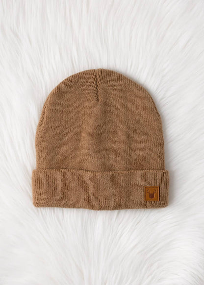 Tan Knit Beanie
