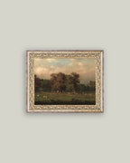 Sheep Farm Framed Antique Art Print