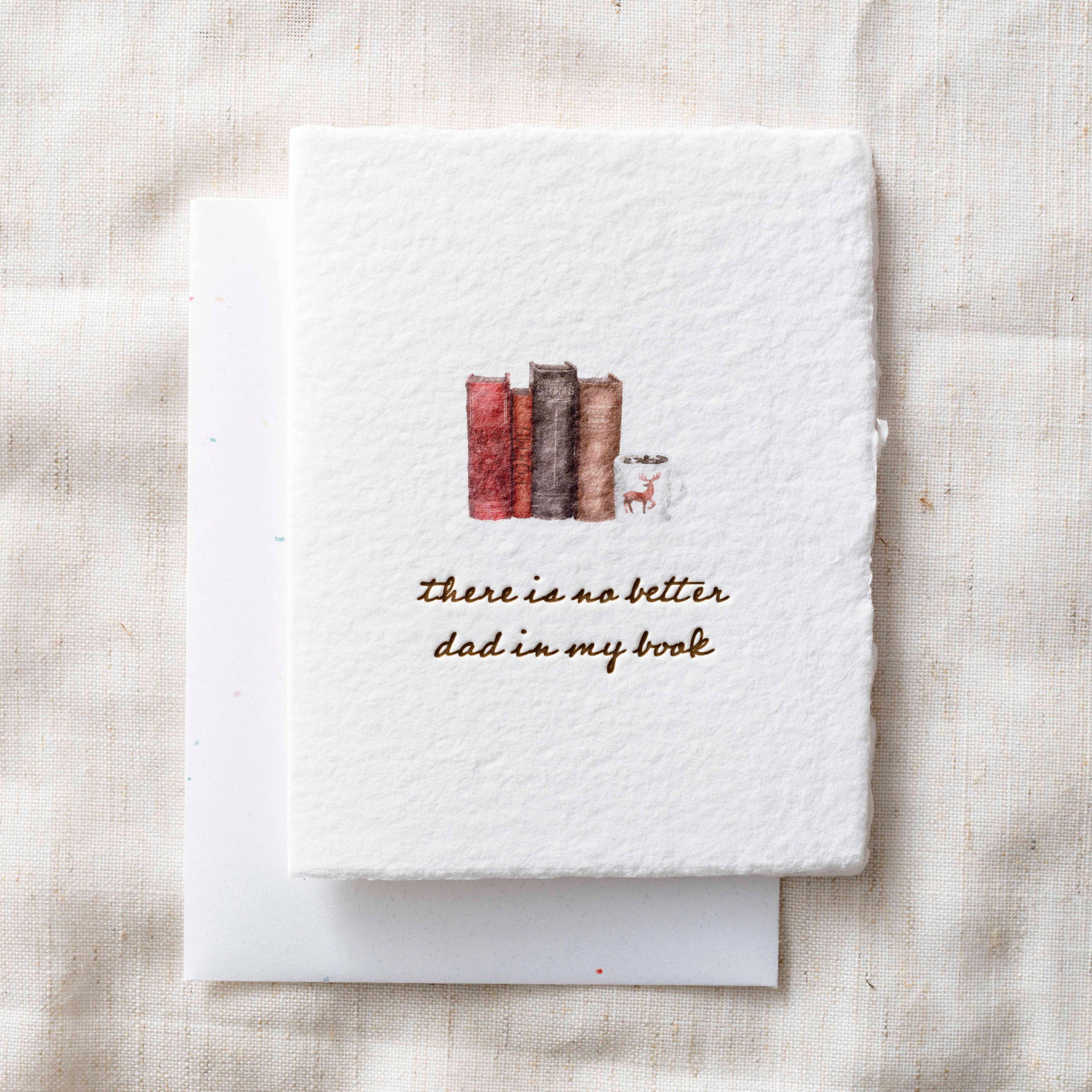 No Better Dad In My Book | Father's Day Card