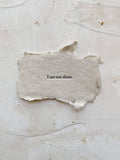 Not Alone Affirmation Card