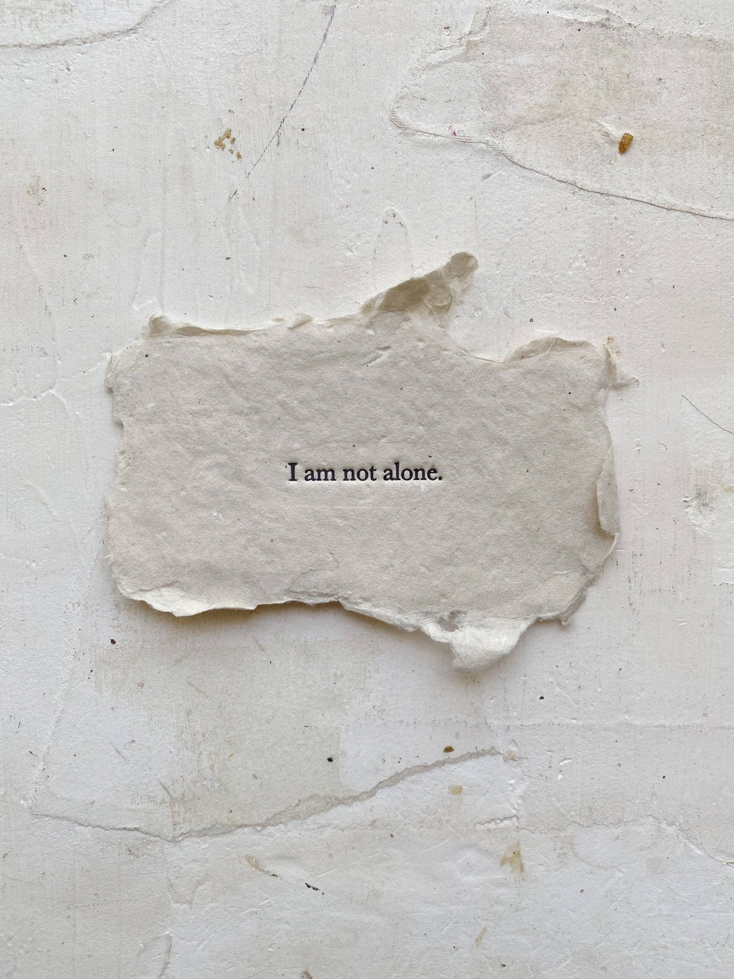 Not Alone Affirmation Card