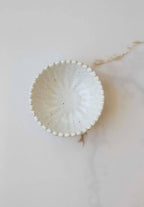 Ruffled Edge Ceramic Pinch Bowls