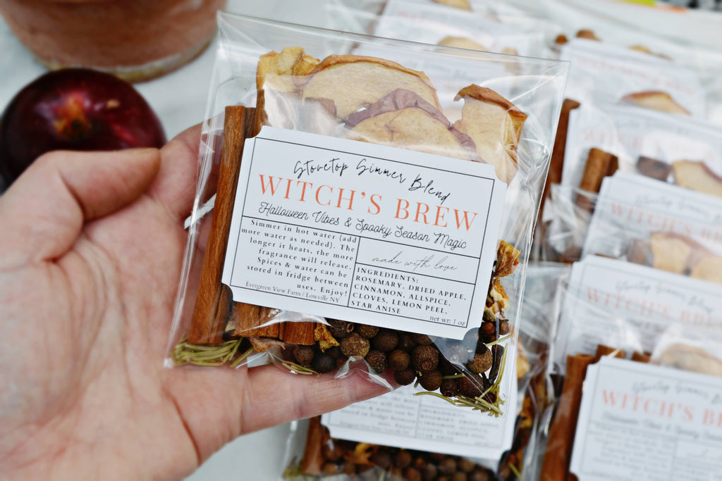Witch's Brew Autumn Fall Halloween Simmer Stovetop Spices