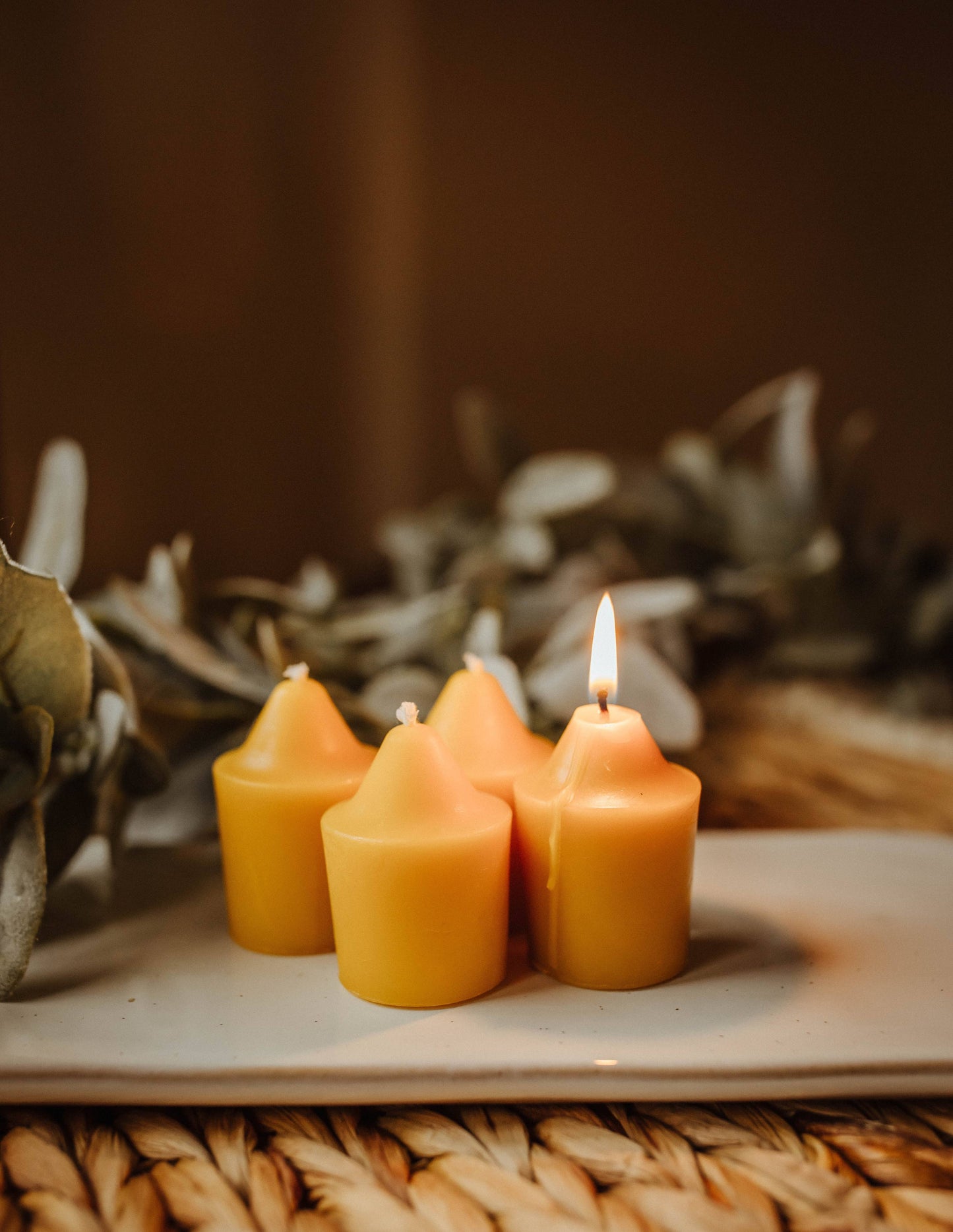 Beeswax Votive Candles