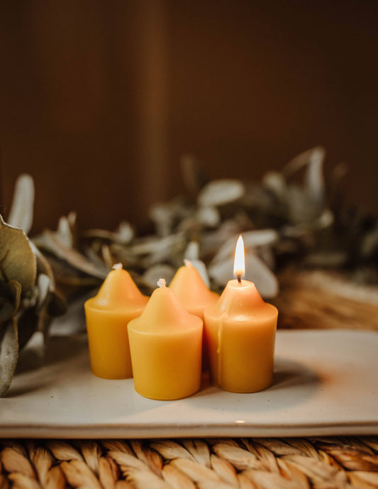 Beeswax Votive Candles