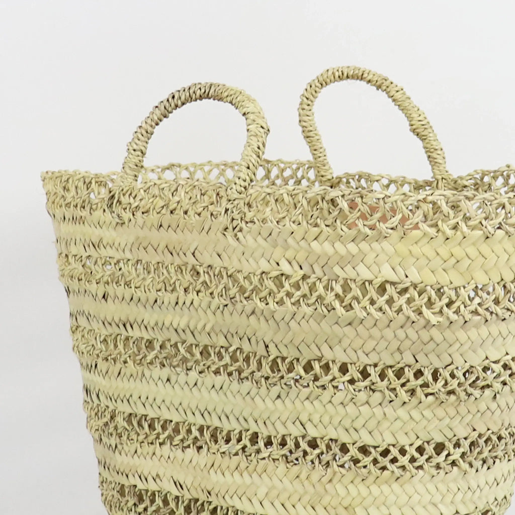 Cannes Straw Market Basket