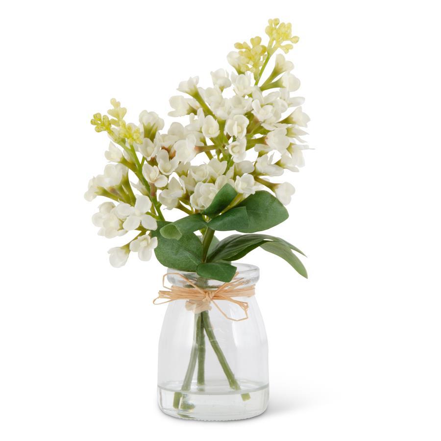 Lilac Arrangement in Glass Vase