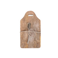 Mango Wood Cutting Board & Canapé Knife Set