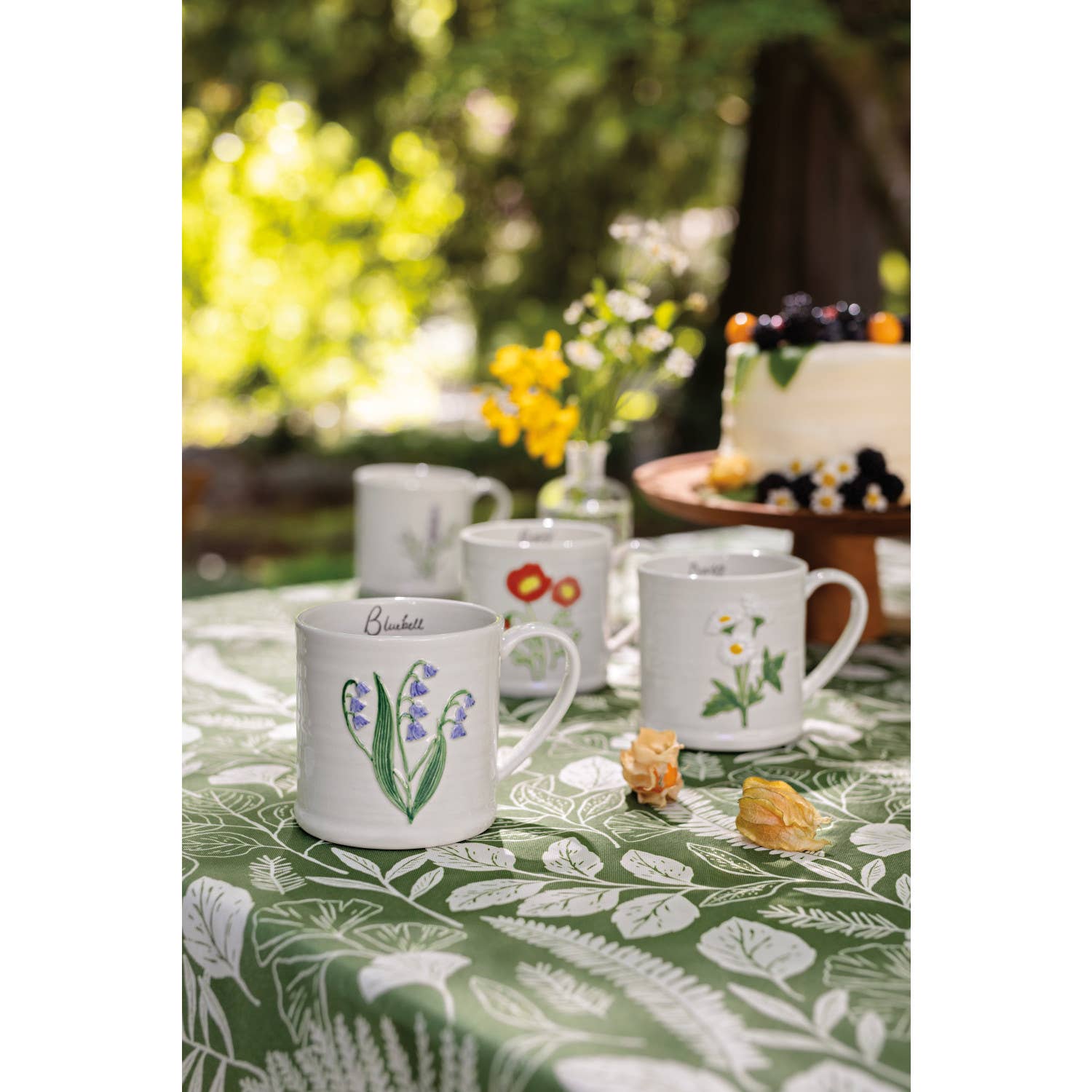 Bluebell Embossed Mug
