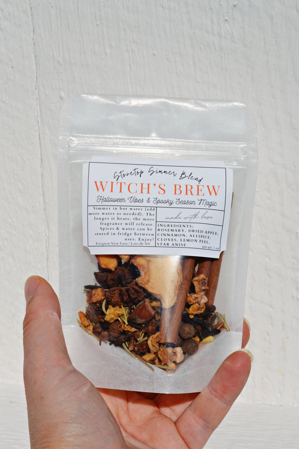 Witch's Brew Autumn Fall Halloween Simmer Stovetop Spices