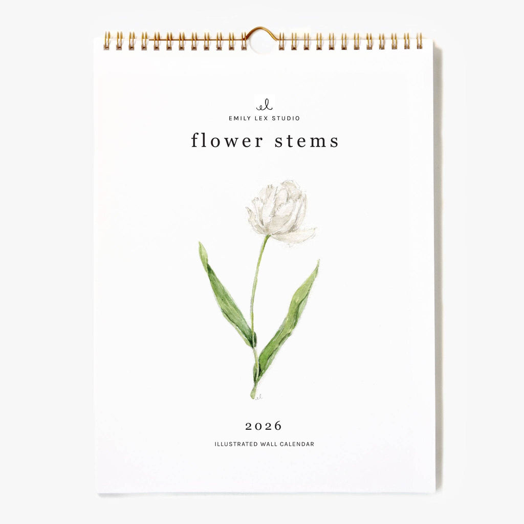 2026 Flower Stems Calendar