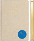 Blank Recipe Cooking Notebook - Linen