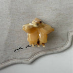 Brown Marble Claw Clip