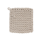 Knit Potholder - Gray