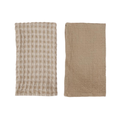 Waffle Tea Towel Set/2 - Taupe