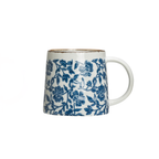 Blue & White Stoneware Mug