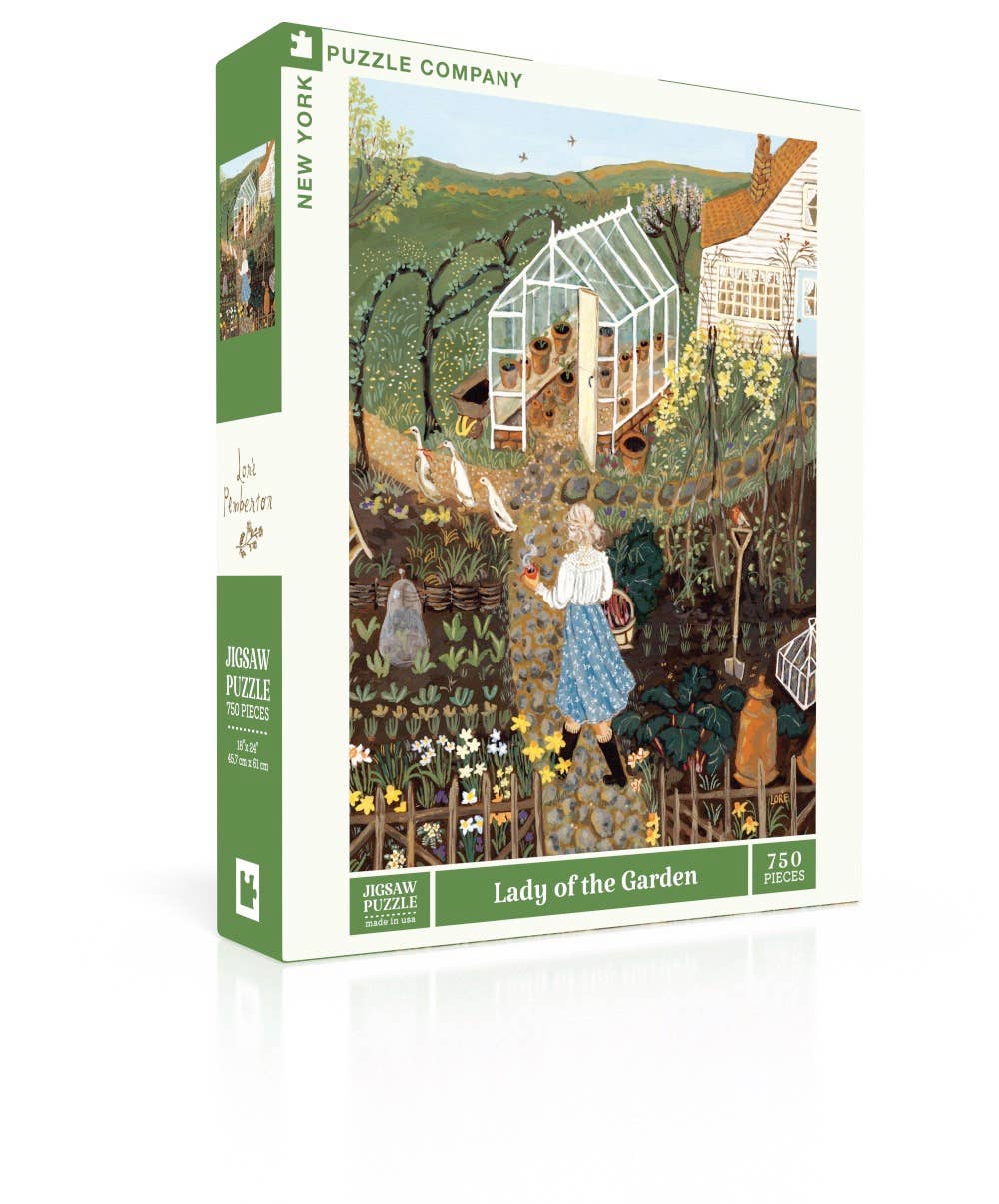 Lady of the Garden - 750 Piece Jigsaw Puzzle