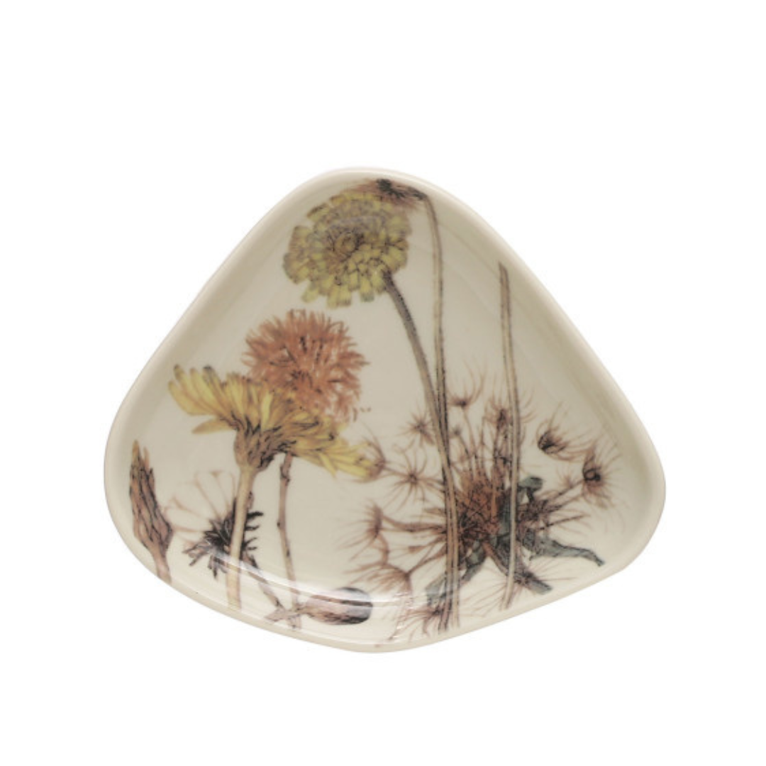 Botanical Stoneware Dish