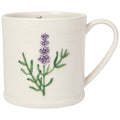 Lavender Embossed Mug