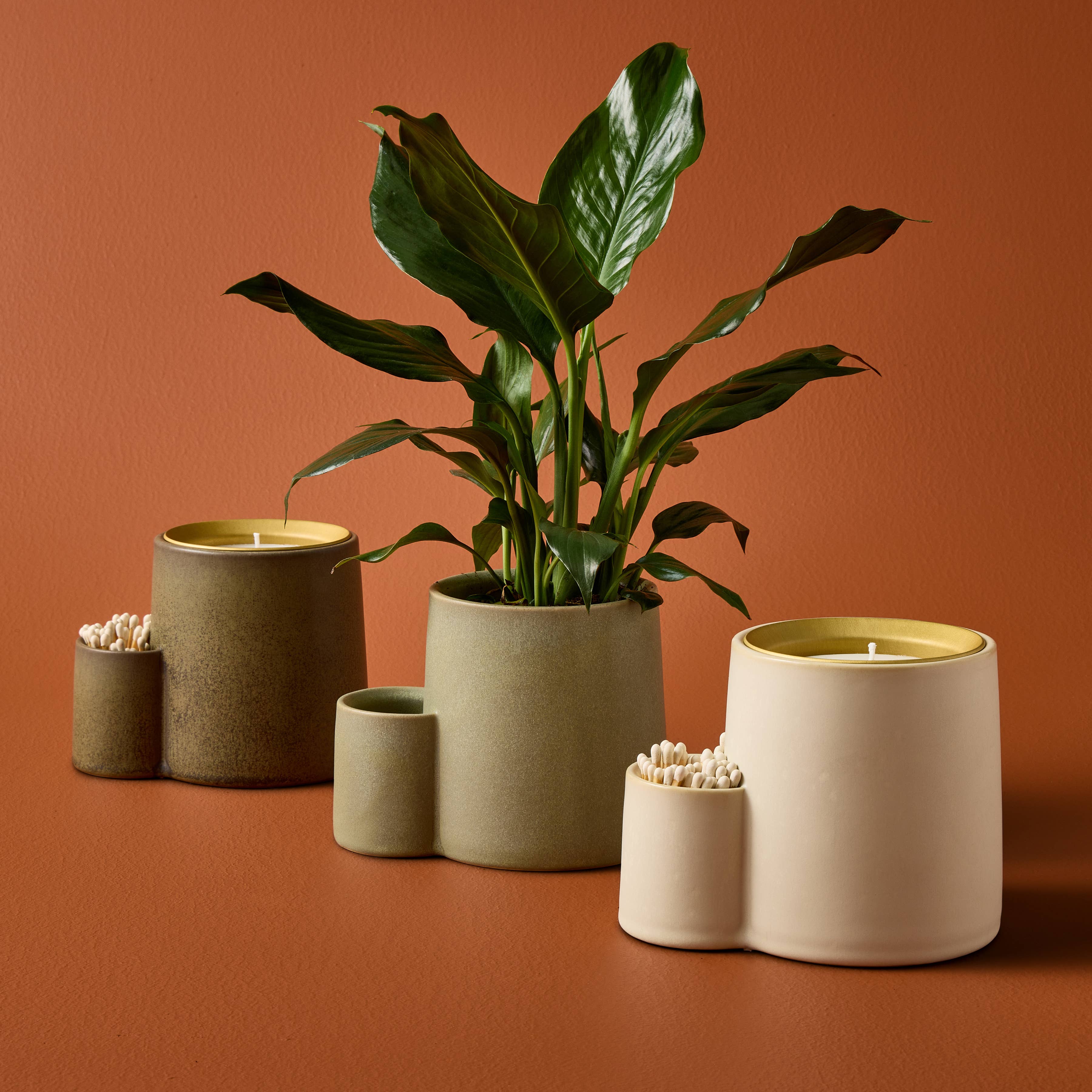 Ember Earth Candle + Planter