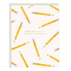 Pencil Teacher Card