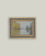 Autumn on the Seine Framed Antique Art
