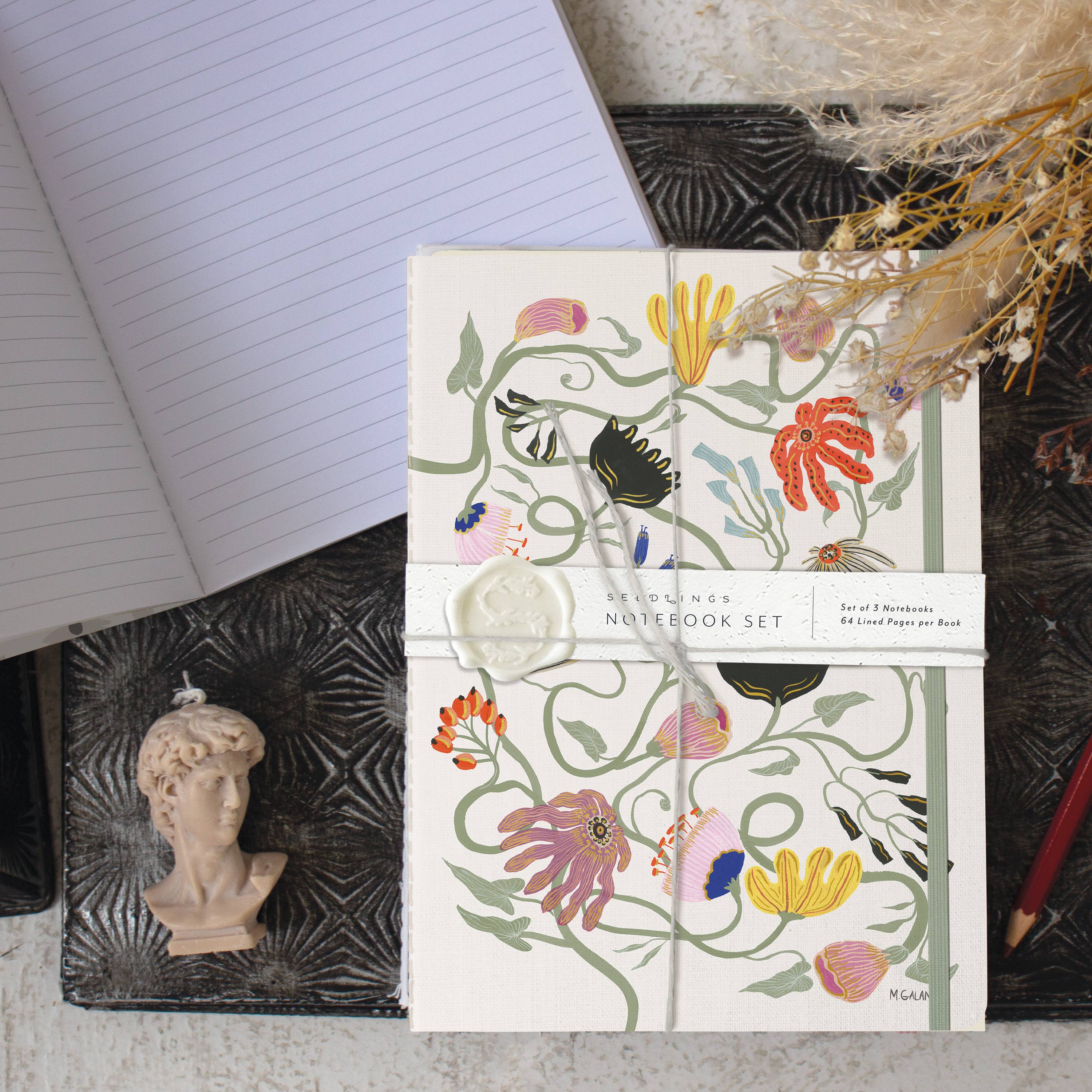 Widly In Love Sewn Trio Notebook Set