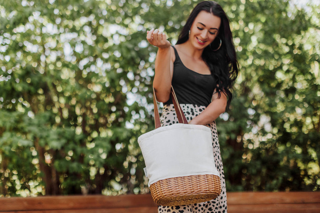 Canvas and Willow Insulated Basket Tote