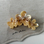 Brown Marble Claw Clip
