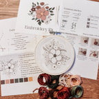 Floral Embroidery Kit