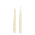 8.5" Ivory Tree LED Taper Candles