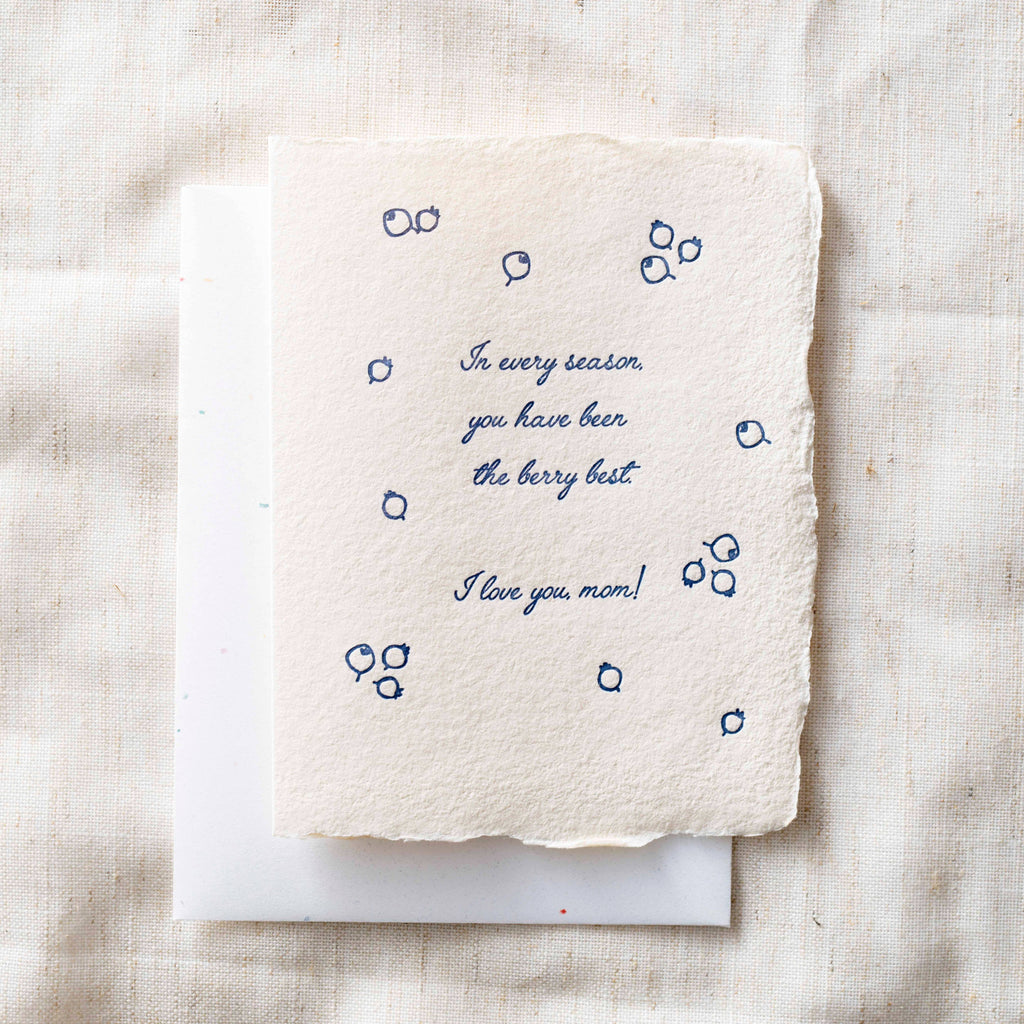 Berry Best Mom | Eco-Friendly Mother's Day Greeting Card