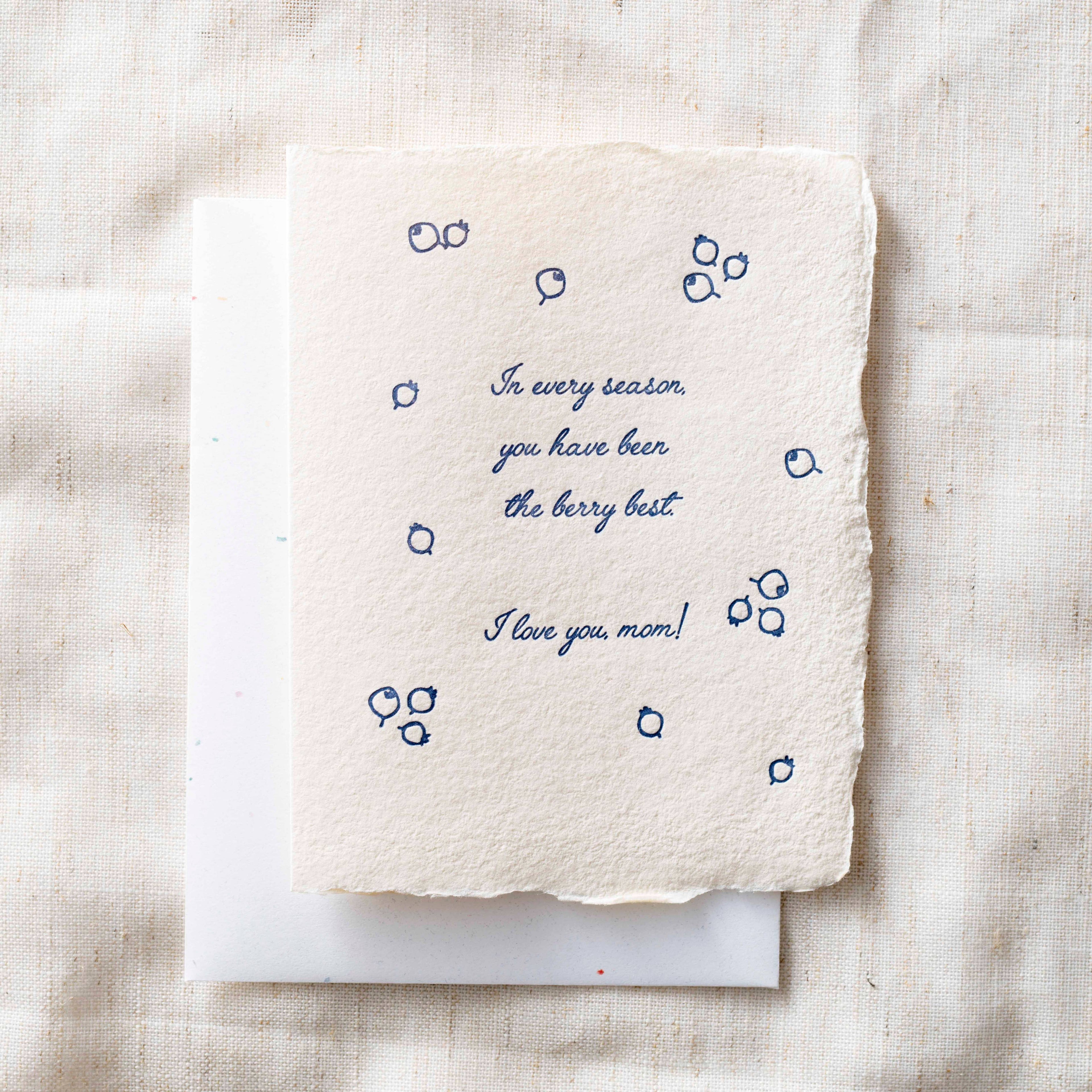 Berry Best Mom | Eco-Friendly Mother's Day Greeting Card