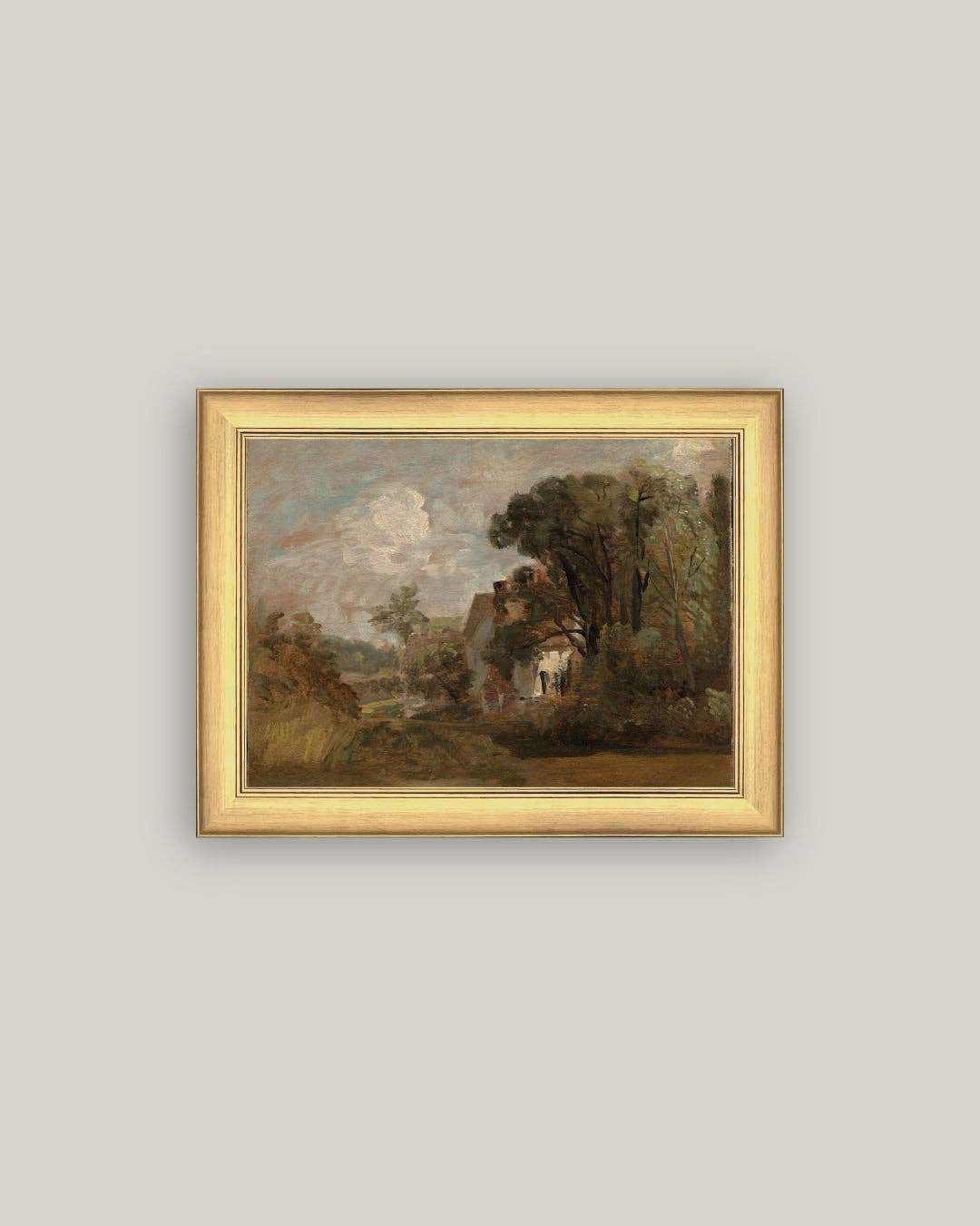 “Willy Lott's House” Framed Art Print