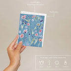 Ditzy Flowers - Love + Friendship Card