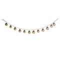 Gold Mercury Glass Ornament Garland