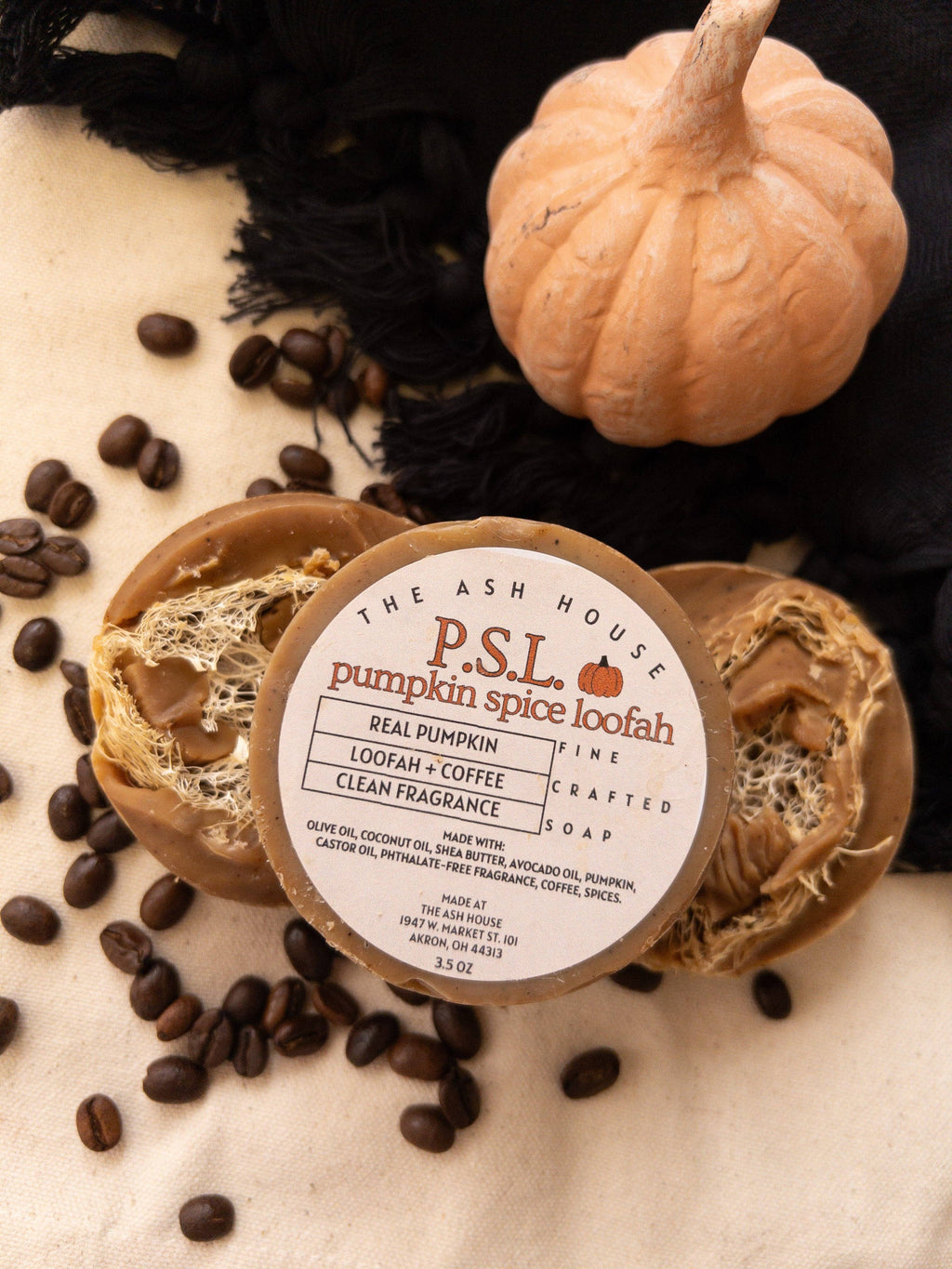 PSL - Pumpkin Spice Loofah - Handcrafted Soap