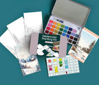 Midwinter Forest watercolor painting kit