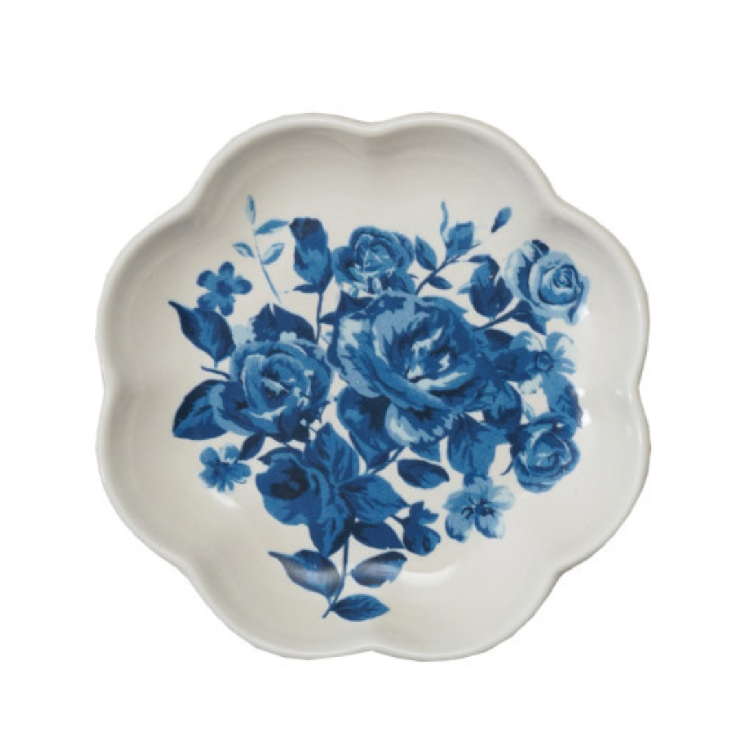 Floral Dish Fridge Magnet