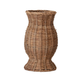 Hand-Woven Rattan Vase